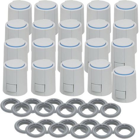 Stellantrieb Fußbodenheizung 230 V NC Alpha 5 Ventilanpassung VA10 20 Stück