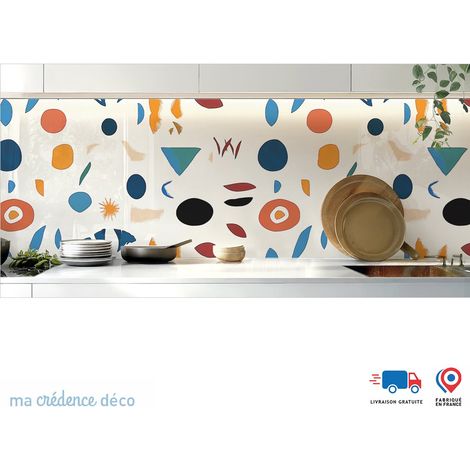 Crédence : Poésie des Couleurs - Alu composite - 120 - 60 (1/3)