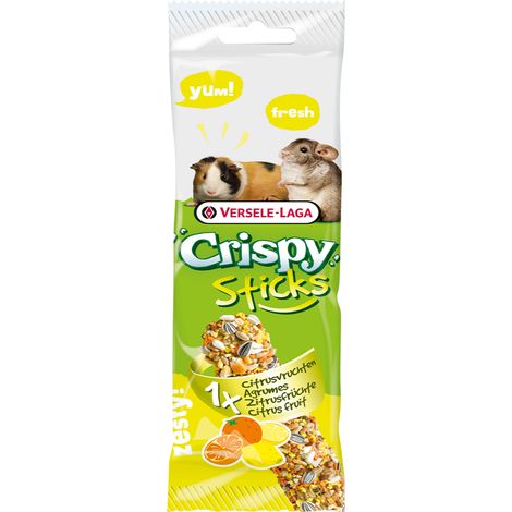 Crispy Sticks Guinea Pigs-Chinchillas Citrus Fruit, 1 pieza 55g