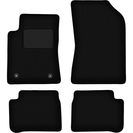 Tappetini in velluto nero per: Citroen C3 III hatchback (2017-) (1/5)