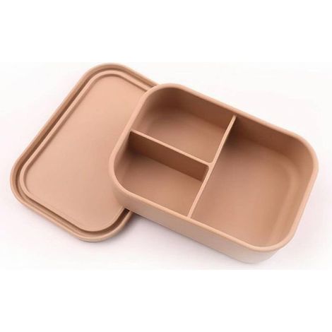 Boîte de conservation en silicone alimentaire pour micro-ondes (1/5)