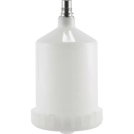 Godet de peinture HVLP en plastique de 600 ml pour pistolet à peinture SATA, connecteur pour pistolet à peinture Jet. (1/5)