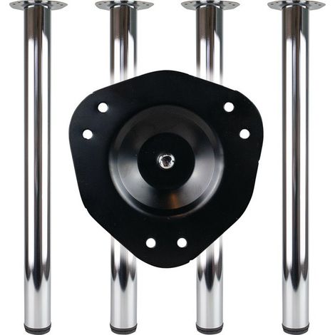 Juego de patas de mesa VA-Eff. 60mm H.710mm i6-KT. Accesorio BMB
