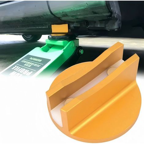 Adaptateur magnétique pour rail de châssis – Support de cric pour plancher de véhicule, compatible avec systèmes de levage sur rail, fixation sécurisée par aimant puissant (1/5)