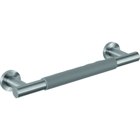 Barre d'appui droite COMFORT GRIP en acier brossé 35 cm (1/2)