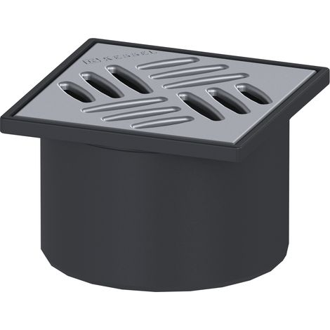 KESSEL-Pieza superior - Rejilla de ranuras, V2A, 130 x 130 mm, K 3, 48165