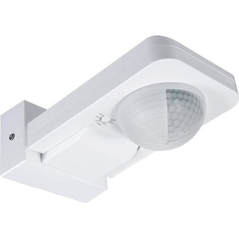 MCE243 Capteur de Mouvement Infrarouge Plage de détection de 360° jusqu'à 20m IP65 Max 2000W Blanc (1/5)