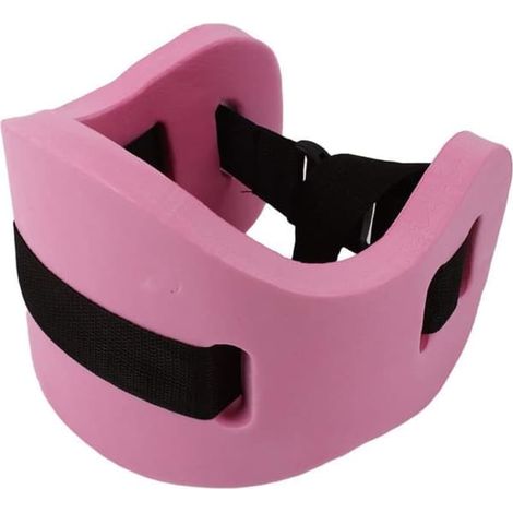 Ceinture de flottaison pour la natation - Ceinture de gym aquatique - Aide à la flottaison en mousse pour l'aquagym - Rose
