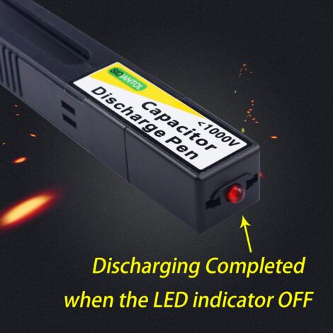 Stylo de décharge de condensateur Portable 1000V, outil de décharge rapide haute tension, réparations électroniques constantes (1/5)