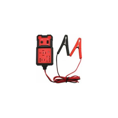 Tester per relè automobilistici, strumento diagnostico per relè auto, tester per relè elettronici a 12V, tester per batterie auto con clip - Crezuo