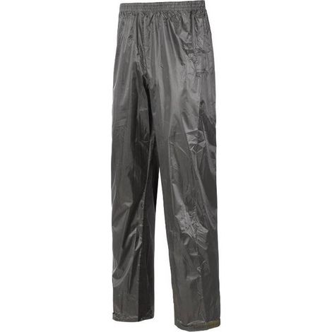 Pantalon de Pluie de Travail Manta - Taille M - Olive - Résistant et Imperméable - D-Work (1/5)