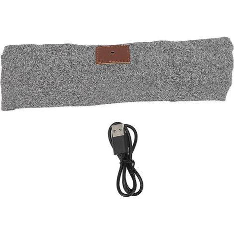 Kabelloser Bluetooth-Kopfhörer mit Sprach- und Geräuschunterdrückung, kabelloser Musikwiedergabe und Stirnband, Grau (YMMR) (1/5)