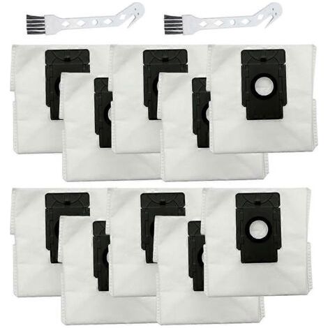 Accessoires pour aspirateur robot 360 S8 et S8 PLUS : sac à poussière en tissu non tissé, pièces de rechange et brosse