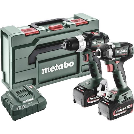 Metabo Set combinato di utensili elettrici BS 18 LT BL