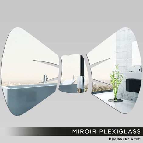 Miroir Plexiglass - Noeud papillon - 25x40 cm (1/2)