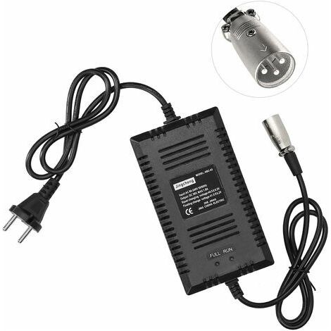 Chargeur intelligent pour vélos et scooters électriques, tête XLR 36V (connecteur de type A) (1/4)