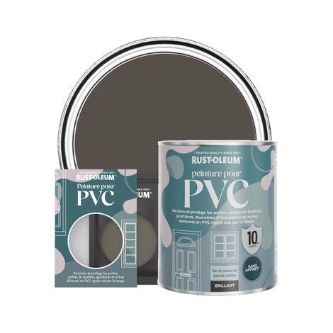 Peinture pour PVC, Finition Brillante - Brun Terre (1/3)