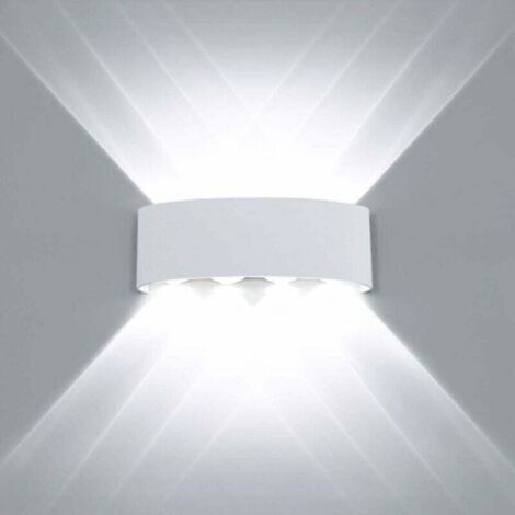 Moderne LED Plafonnier Étanche En Aluminium Applique Murale Rondelle Lumière Intérieur Extérieur Couloir Couloir Couloir 8w Blanc