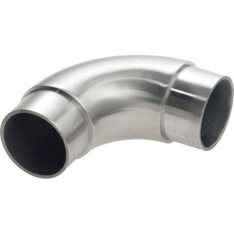 CROSO Rundbogen 90° für Rohr ø 33,7 x 2,0 mm, Edelstahl geschliffen V2A