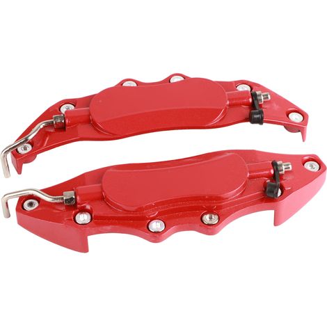 Couvre-étriers universels en alliage d'aluminium haute résistance, protection d'étriers de frein pour voiture, rouge, petite taille (1/5)