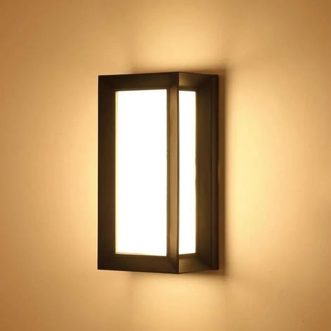 Applique Exterieure, 18W Applique Mural Extérieure Moderne, IP65 Etanche Lampe Murale Exterieur 3000K Blanc Chaud pour Terra ODIPIE (1/4)