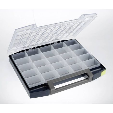raaco Sortimentskoffer boxxser B 421 x T 361 x H 55 mm 25 Fächer - 134873 (1/5)
