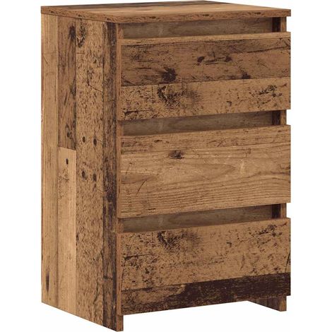Maison Exclusive - Comodini Legno Antico 2 pz 40x35x62,5 cm in Legno Multistrato