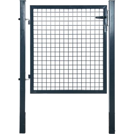 cancello elettrosaldato grigio 100x100 cm