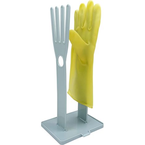 Soporte de plástico para guantes de horno --- Azul (1/5)