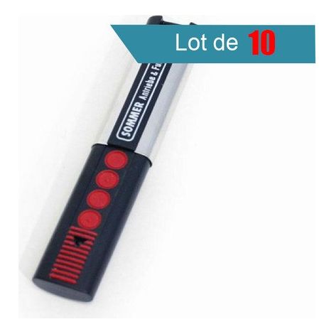 Pack de 10 Télécommandes SOMMER 4020 4 canaux