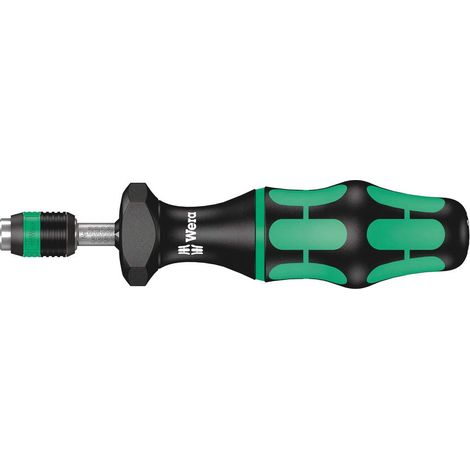 Tournevis dynamométrique réglable avec mandrin à serrage rapide, 1/4 pouce, 0,90-1,50 Nm, Noir/vert (1/5)