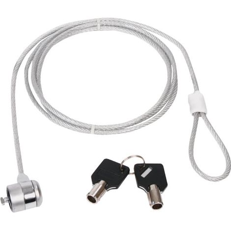 Kingwing® Ordinateur câble antivol chaine antivol avec deux clés