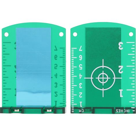 2-teiliges magnetisches ABS-Laserzielgerät, wiederverwendbare Bodenvisierplatte für Laser-Nivelliergerät, robuste Ersatzkarte (1/5)