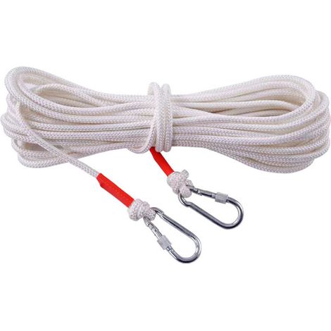 Ensemble de Fixation pour Hamacs et Balançoires Kit Complet INCL Cordes et Mousquetons Poids Max supporté 160 kg