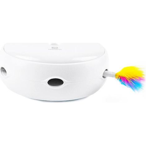 Intelligentes Spielzeug für Kätzchen mit Federn, geräuschlose Version, interaktives Spielzeug für Kätzchen, elektronisches Spielzeug mit Zufallsautomatik (1/5)