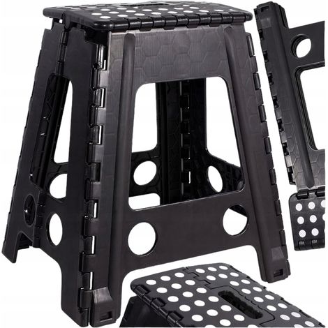 SGABELLO PIEGHEVOLE ANTISCIVOLO GEKO GRANDE 40 CM 150 KG (1/5)