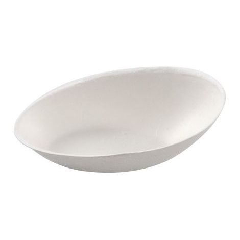 Coupelle oeuf blanche en canne à sucre 80mm - 3000 unités - Betik