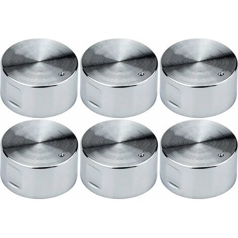 6 pièces 6mm boutons de cuisinière à gaz universel cuisinière four plaque de cuisson interrupteur de commande boutons de commande interrupteur de four boutons de commande de Surface de cuisson (1/5)