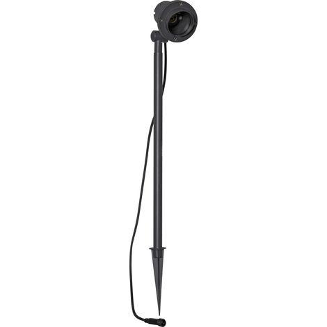 Hoher Outdoor-Spot ,Spotlight Focus', Akzentbeleuchtung im Garten, Aluminium, GU10, H 67cm (1/5)