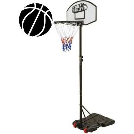 ORION91 Canasta Baloncesto Regulable Altura 1,79 - 2,13 metros Outdoor - SpazioLuzio. PELOTA DE REGALO