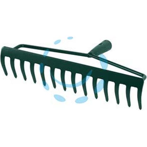 RASTRELLO ARCO ACCIAIO - 16 DENTI cm.40 peso g.720 Q.TA 6