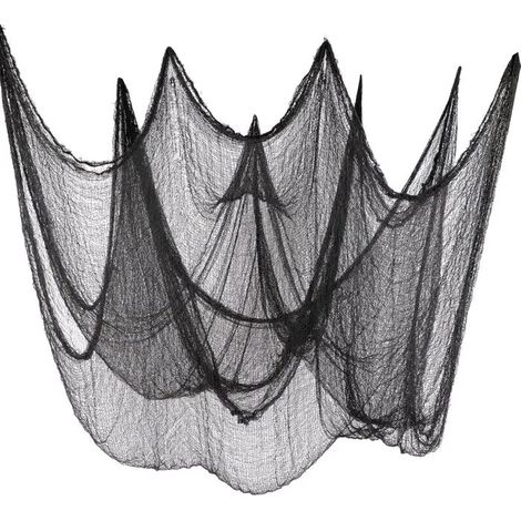 Chiffon Effrayant Halloween - 200CMx500CM - Noir - Décoration Suspendue (1/5)