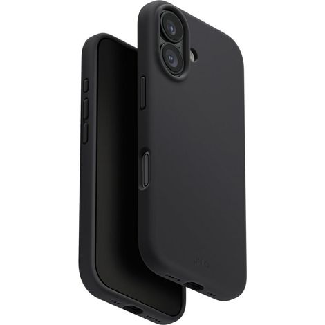 Étui UNIQ Lino pour iPhone 17 avec chargeur Magclick, gris (1/5)