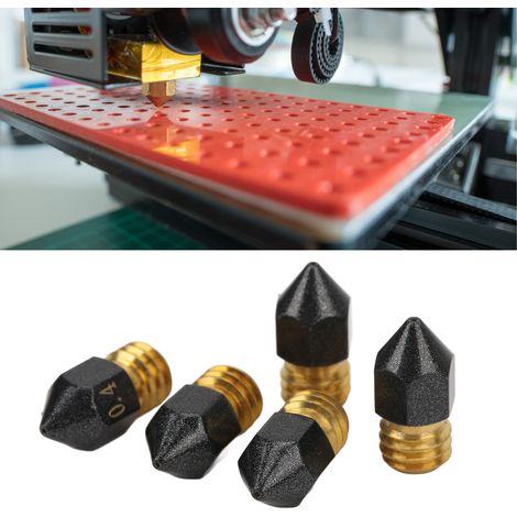 Tête d'extrusion de 0,4 mm, buse en laiton revêtue de PTFE pour filament de 1,75 mm, buse MK8 (1/5)