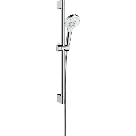 Crometta Set doccia Vario EcoSmart con asta doccia 65 cm - Finitura Bianco / Cromo 26534400
