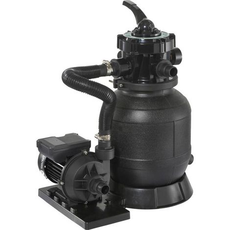 [GEBRAUCHT] B-Ware TOOLCRAFT Sandfilteranlage 7900l/h Wasserpumpe Poolpumpe 220V 250W IPX5 32mm (1/2)