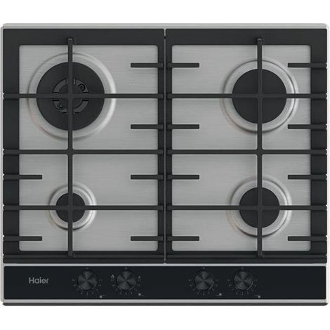Haier HAHG6BR4XH Gaskochfeld Edelstahl 59,5 cm (1/2)