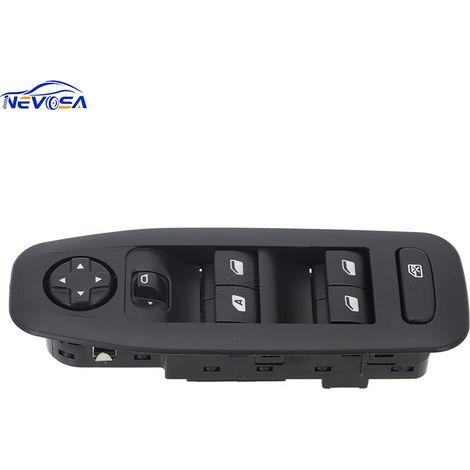 Stock 98007436ZD is suitable for the black panel of the window lift control switch for 2008 Peugeot cars. (1/4)