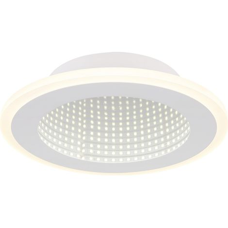 Globo - plafón - Lamela - blanco - metal - Ø 23cm - LED - (1/5)