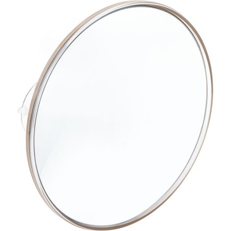 Miroir de Maquillage Grossissant 30X, Miroir Grossissant Rond de 6 Pouces avec 3 Ventouses, pour Le Maquillage, Pince à épiler, Miroir de Maquillage de Voyage (Gold) (1/5)
